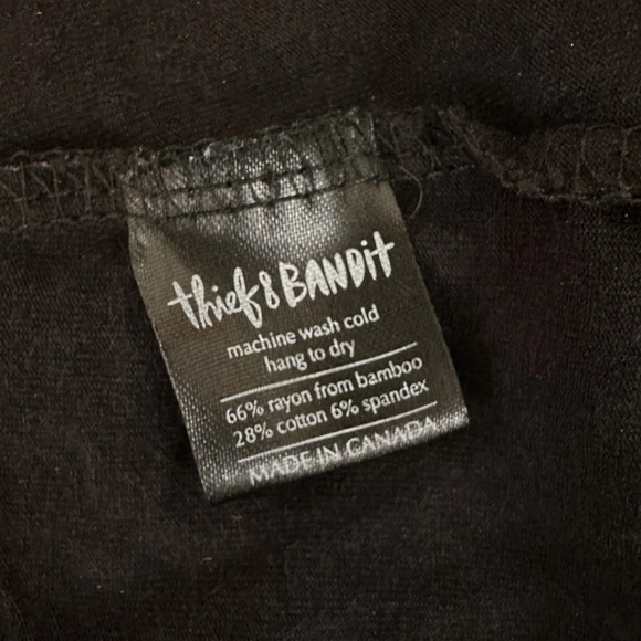 Thief & Bandit handmade hand-printed in Canada top Dusk Nightcrawlers 3x - Picture 6 of 7